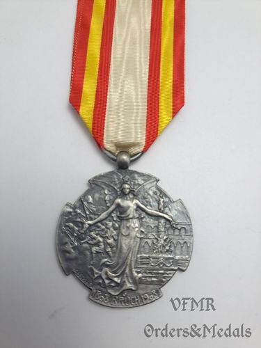 Commemorative medal of the centenary of the siege of Bruch in silver