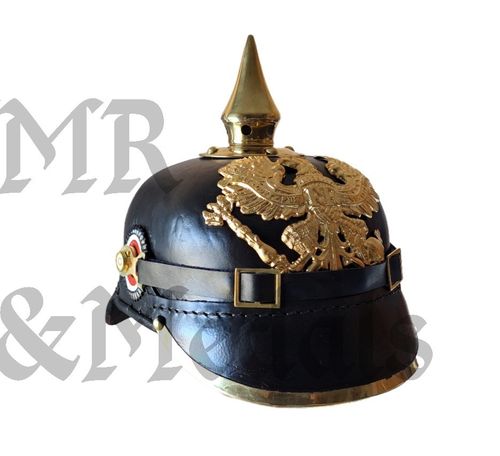 Prussian infantry Pickelhaube, Enlisted men, M1895, repro